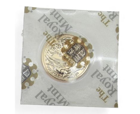 UNITED KINGDOM ELIZABETH II 1 SOVEREIGN 2012 Commemorative issue 60th anniversary of accession of Queen Elizabeth II Obverse 