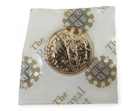 UNITED KINGDOM ELIZABETH II 1 SOVEREIGN 2012 Commemorative issue 60th anniversary of accession of Queen Elizabeth II Obverse 