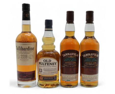 TAMNAVULIN DOUBLE CASK Speyside Single Malt Scotch Whisky Batch Number 0308 70cl e 40% vol&nbsp; TULLIBARDINE 228 Highland Si