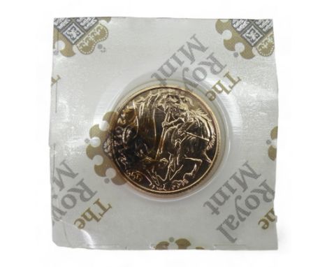 UNITED KINGDOM ELIZABETH II 1 SOVEREIGN 2012 Commemorative issue 60th anniversary of accession of Queen Elizabeth II Obverse 
