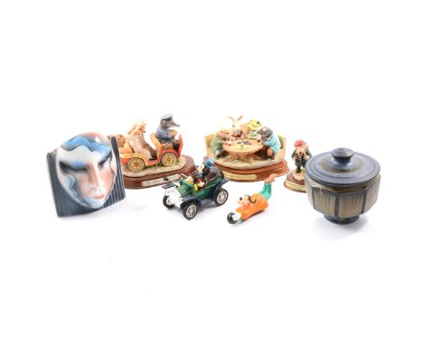 Beswick Disney Winnie The Pooh, Piglet and Owl; Goebel bird figurines; Leonardo figurines and groups; Wedgwood candlestick, l
