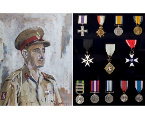 Major General N. G. Hind, 2nd King Edward VII's own Gurkhas (The Sirmoor Rifles) - An important cased set of twelve medals, c
