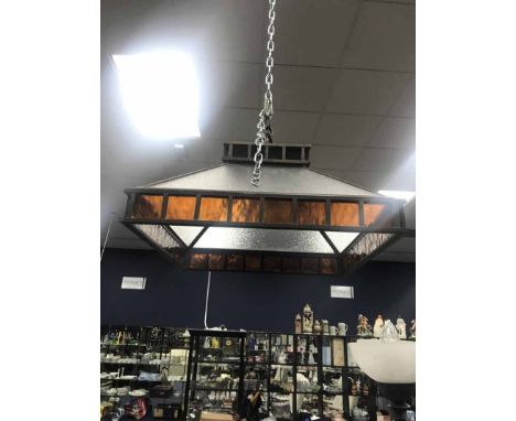 STAINED GLASS LANTERN