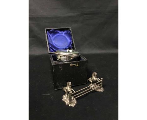 TWO ELLIOT SPEED INDICATORS along with other collectables including small woodworking plane, compass, magnifying glass, knife