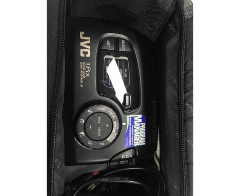 TWO PAIRS OF BINOCULARSalong with a digital camera, and two video cameras