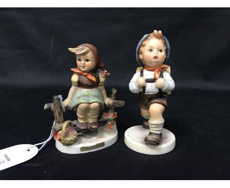 SIX HUMMEL FIGURES 