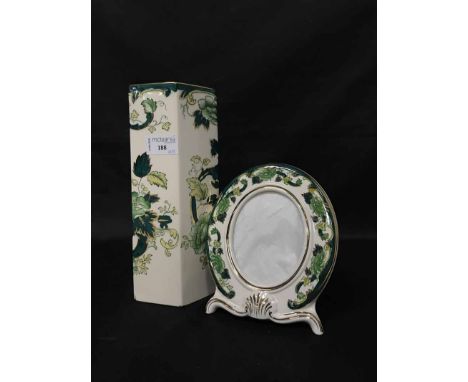 LOT OF MASON'S AND OTHER CHINAincluding serving dish, photograph frame, mantel clock 
