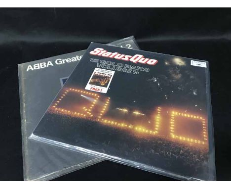 GOOD LOT OF VINYL RECORDSto include artists such as Abba, Status Quo, The Kinks, Bob Dylan etc.  