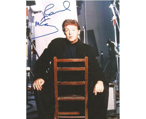 Paul McCartney signed 10x8 colour photo. Sir James Paul McCartney CH MBE born 18 June 1942 is an English singer, songwriter, 