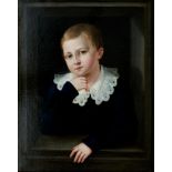 Künstler um 1830 Knabenportrait