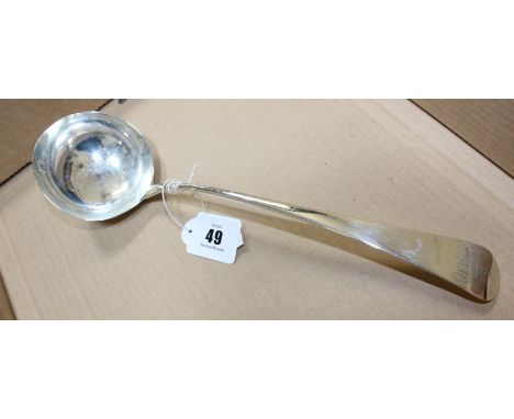A silver ladle, London 1783, maker John Lambe, 5.8troy oz. approx.