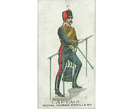 Cigarette & Trade Cards - GALLAHER, Types of the British Army, mixed backs, FR to G, 38 