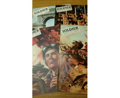 CINEMA, magazines, Soldier - The British Army Magazine, with full back cover portraits of actresses, some loose pages, good V