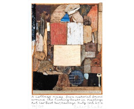Peter Blake (British b.1932), 'Hastings Collage', 2016, Inkjet print on wove paper, signed and numbered from an edition of 15