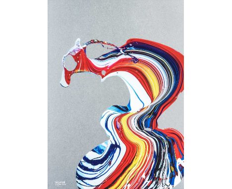 Katrin Fridriks (Icelandic b.1974), 'Nobel Awakening', 2016, archival pigment print with one-colour screen print on Somerset 