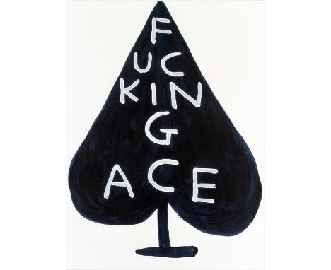 David Shrigley (British b.1968), ‘Fucking Ace’, 2018, screen print in colours on Somerset Tub Sized 410 gsm paper, singed, da