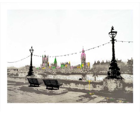 Nick Walker (British b.1969), 'The Morning After: London', 2007, screen print in colours on wove paper, singed and numbered f