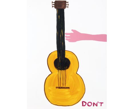 David Shrigley (British b.1968), ‘Don’t’, 2018, screen print in colours on Somerset 410 gsm paper, initialled, dated and numb