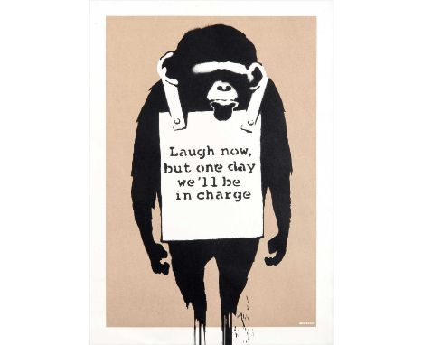 Banksy (British b.1974), 'Laugh Now', 2004, screen print in colours on wove paper, numbered from an edition of 600 in pencil,