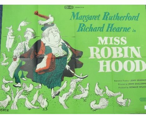 A Collection of Vintage 1950's Film Posters, to include Lizzie, circa 1957, UK Quad poster, 30in x 40in, folded and slight te