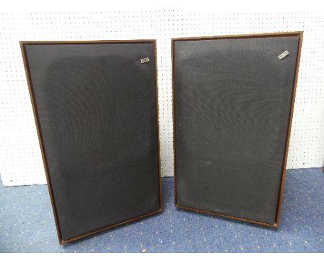 A Pair of KEF Cadenza 8 Ohm Speakers, together with another vintage speaker, pair of Panasonic 5B-V-322 Hi-Fi speakers and a 