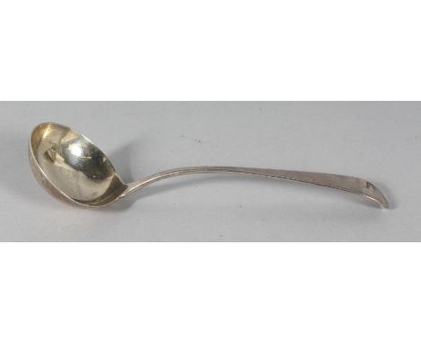 A GEORGIAN SILVER LADLE. London 1786.