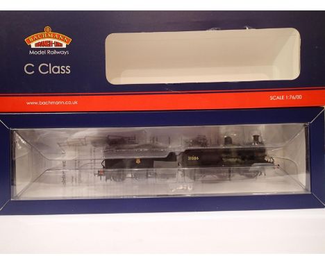 Bachmann OO 31-462 class C 31086, BR Black, early crest, boxed. P&amp;P Group 1 (£14+VAT for the first lot and £1+VAT for sub