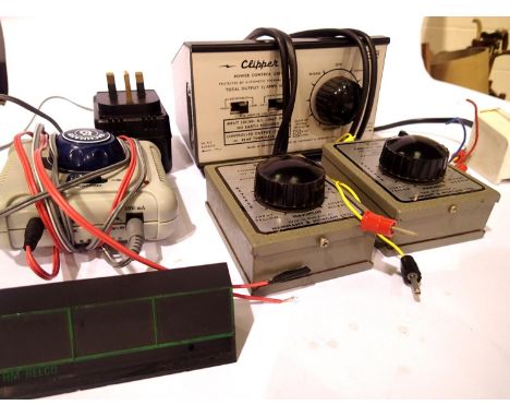 Four controllers; H&amp;M Clipper, H&amp;M CV1 x2, Bachman and H&amp;M cleaner. P&amp;P Group 2 (£18+VAT for the first lot an