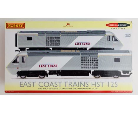 Hornby OO R2964 East Coast Trains HST Train Pack - Boxed. P&amp;P Group 2 (£18+VAT for the first lot and £3+VAT for subsequen