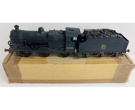 Well Built 7mm O Gauge Brass Fine Scale BR 3F 44444 0-6-0 - Painted BR Back Early &amp; Lightly Weathered. P&amp;P Group 2 (£