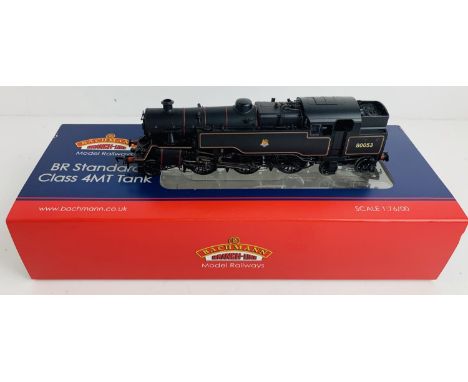 Bachmann 32-359 OO Gauge BR Standard Class 4MT Tank 80053 BR Black Early Emblem Loco - Boxed. P&amp;P Group 2 (£18+VAT for th