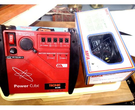 Tronic KH 3106 powercube/charger x2, and MFA charger. P&amp;P Group 3 (£25+VAT for the first lot and £5+VAT for subsequent lo