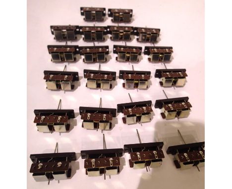 Twenty two Peco point motors. P&amp;P Group 1 (£14+VAT for the first lot and £1+VAT for subsequent lots) 