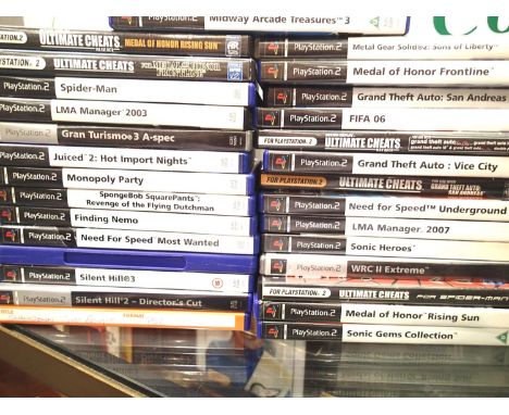 Twenty eight Playstation 2 games and a Wii Zumba Fitness 2 game. P&amp;P Group 2 (£18+VAT for the first lot and £3+VAT for su