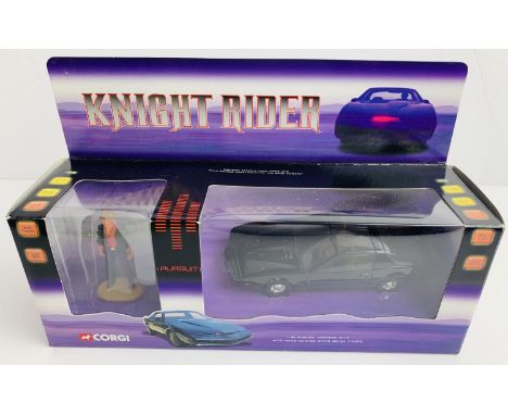 Corgi 1:36 CC05601 'Knight Rider' Gift Set Pontiac Transam Kitt &amp; Figure - Boxed. P&amp;P Group 2 (£18+VAT for the first 