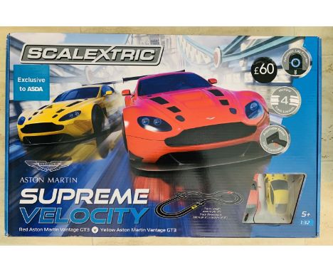 Scalextric C1375 Aston Martin Supreme Velocity BRAND NEW BOXED &amp; STILL SEALED !. P&amp;P Group 3 (£25+VAT for the first l