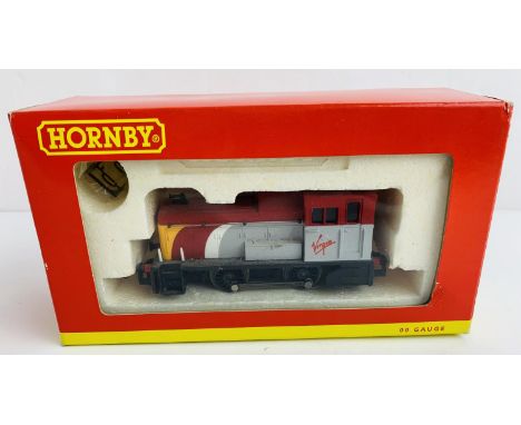 Hornby OO Virgin 0-4-0 Shunter - Boxed. P&amp;P Group 2 (£18+VAT for the first lot and £3+VAT for subsequent lots) 