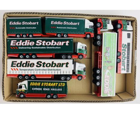 6x Oxford Diecast 1:76 'Eddie Stobart' Vehicles - Unboxed. P&amp;P Group 2 (£18+VAT for the first lot and £3+VAT for subseque