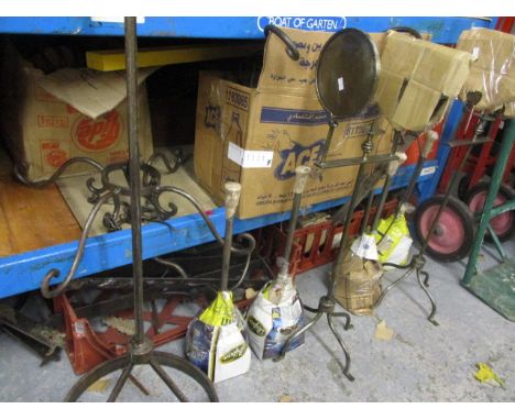 Mixed metalware and tools to include mixed lighting, Bosch tools and other items
