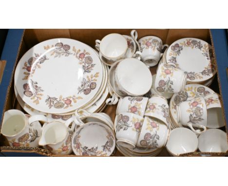 A Wedgwood 'Lichfield' dinner/tea/coffee service (box)Very minimal signs of use, a few light scratches - not noticeable