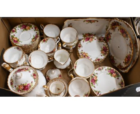 A Royal Albert 'Old Country Roses' tea service for fourteen (with extras) (box) 