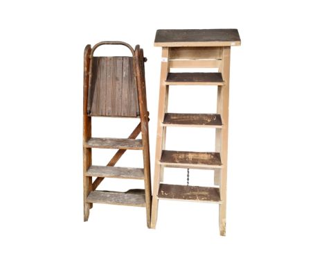 2 SETS OF STEP LADDERS 