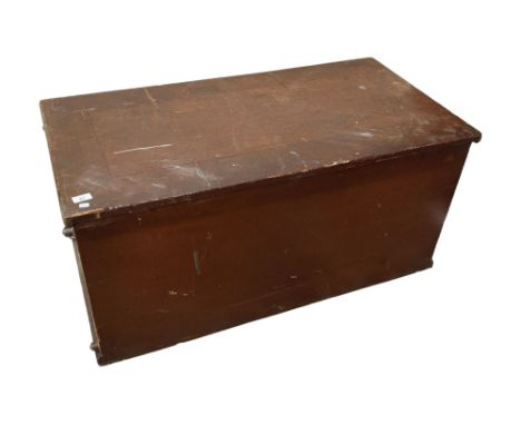 ANTIQUE PINE TRUNK 