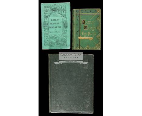 Three 19th century volumes recording the history of tennis with rules of the game,i) The London Journal No.2 for the week end