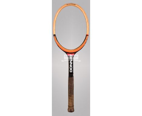 Bjorn Borg Donnay tennis racquet match used at the 1978 Stockholm Open when he played John McEnroe for the very first time an