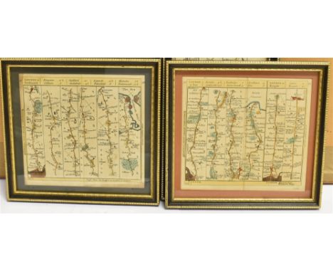 [MAPS]  Van den Keere, Pieter (Flemish, 1571-c.1646), 'Anglesey and Carnarvan', engraved map, hand-coloured, 9cm x 12cm; Merc