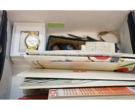 Collection of watches & Swatch watch books 