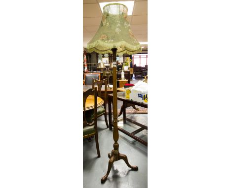 CARVED PILLAR STANDARD LAMP