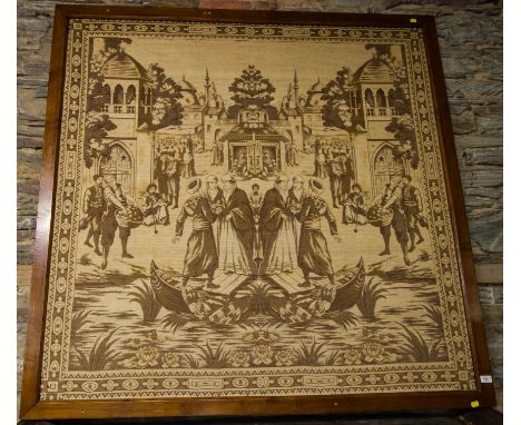 LARGE TAPESTRY IN FRAME