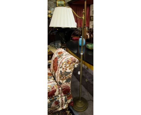 BRASS READING LAMP
